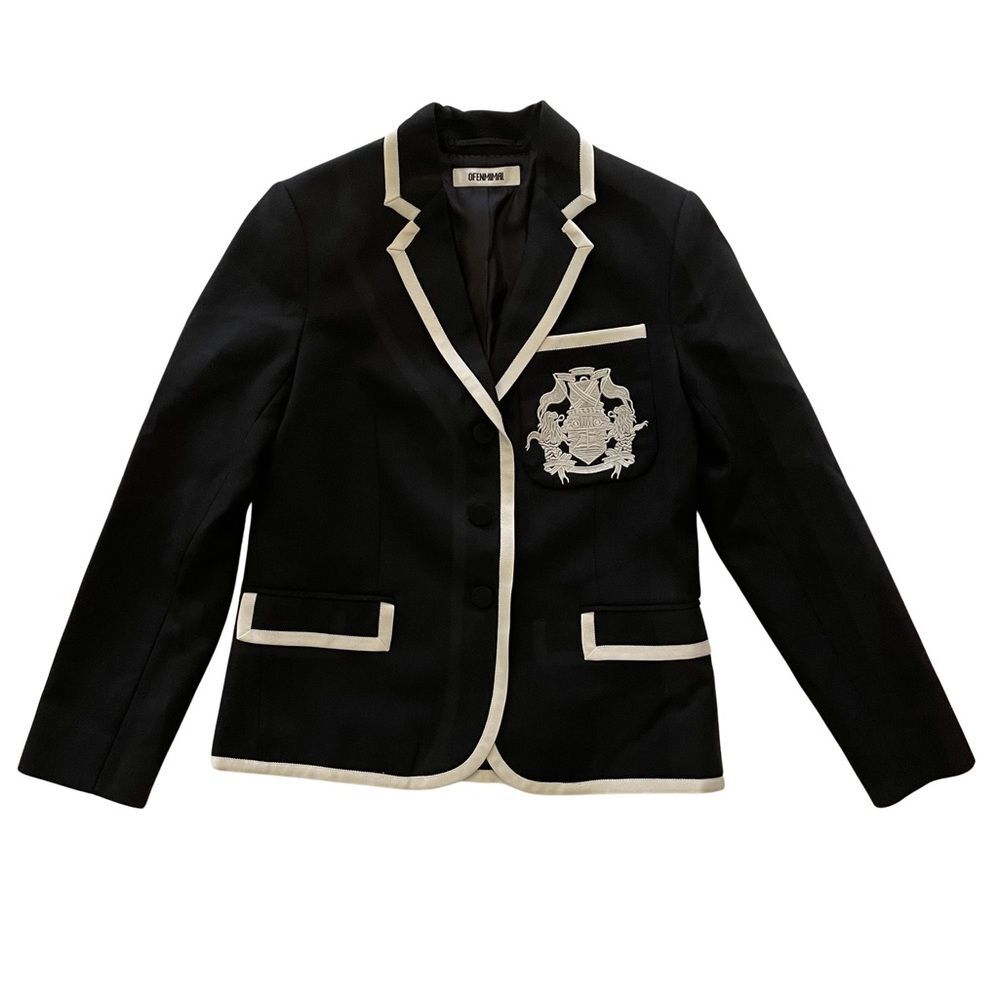 New Ofenmimal Academia Wool Blazer Black